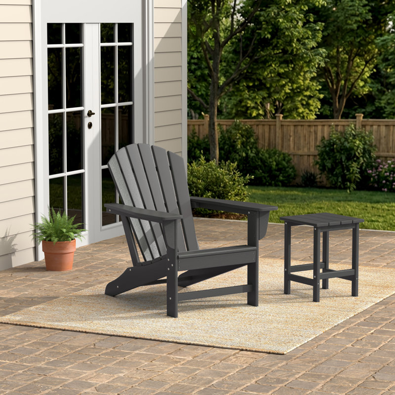  Chaise Adirondack en plastique Altura, Gris