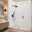 Vista - Mirroflex - Panneau mural de baignoire et douche - Blanc brillant