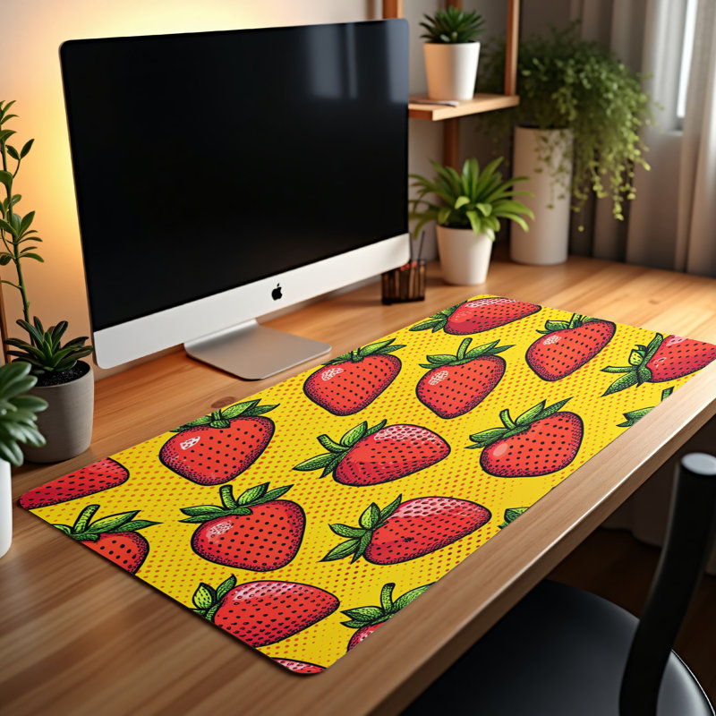 Polyester Desk Pad, 14.4x12.1