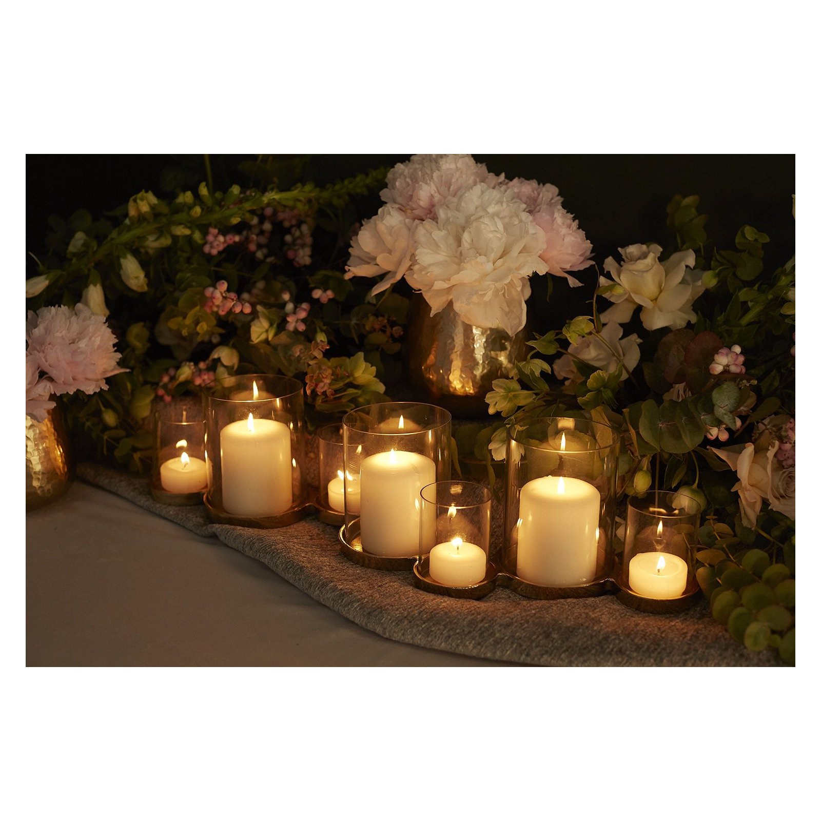 Cristelle 5.5" Metal Tabletop Candelabra