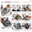 Évier de cuisine à simple cuve 28 "x 18" en acier inoxydable de calibre 16 avec grille inférieure-1302263747-1302263746