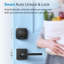 Serrure intelligente U-Bolt, serrure de porte d'entrée sans clé 5-en-1 avec Bluetooth, contrôle de l'application, clavier rétroéclairé, déverrouillage automatique, pêne dormant intelligent de porte d'entrée, ANSI Grade 1-119417486