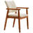 Actrice 18.5'' H Tufted Upholstered Beech Armchair-214455345
