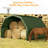 94.74*97.48 in Livestock Shelter Waterproof & UV Treated Universal Cover, Heavy Duty Frame for Horses, Goats - Withstands Snow, Wind & Rain (Corral Panels Not Included)