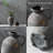 Vintage Bronze Terra Cotta Vase With Handle, 9.3'' Jug For Home Decor, Rustic Farmhouse Flower Arrangement Vase For Living Room, Bedroom, Or Office-1331958613