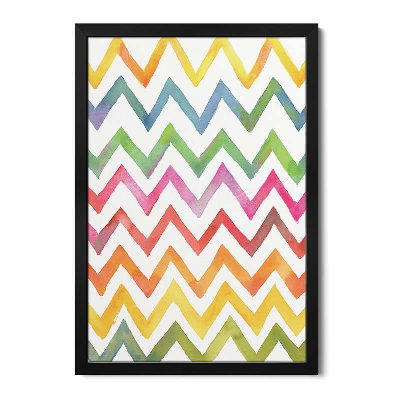 Chevron I - reproduction d'art murale - affiche de galerie, 32" H x 24" W