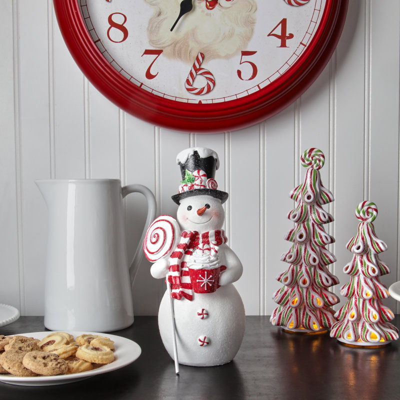 9" Resin Sweets Snowman