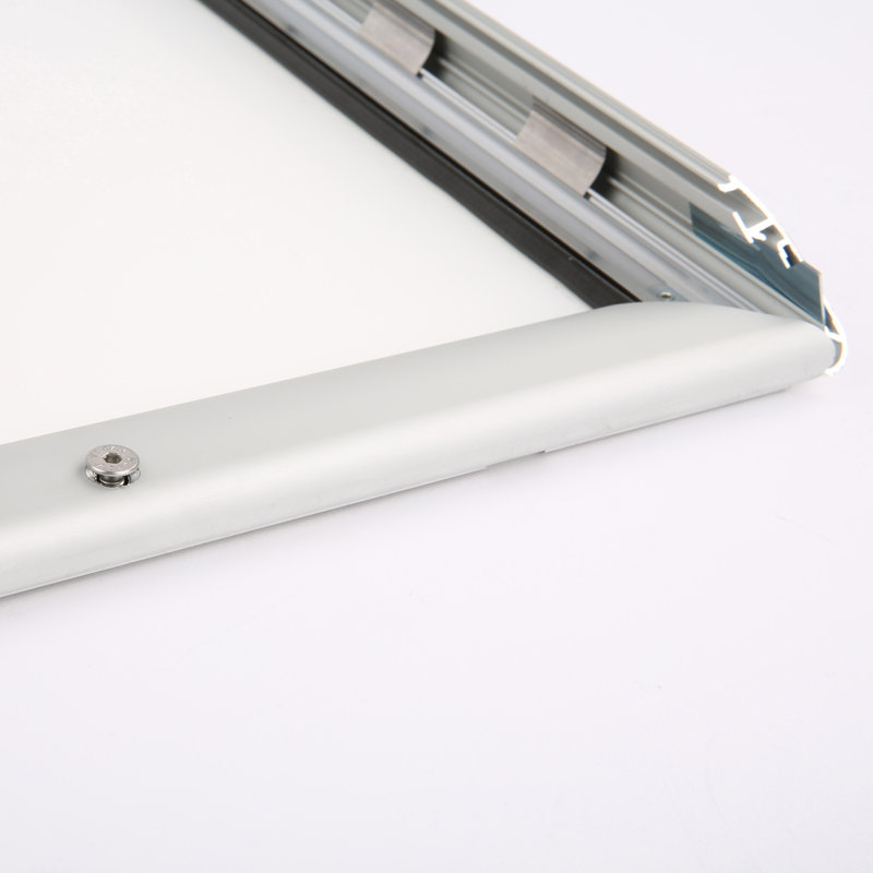 Silver Metal Beveled Picture Frame, 11" x 17"