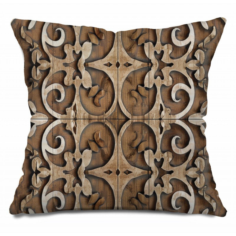 Coussin Fleurdelis, H 18 po x l 18 po