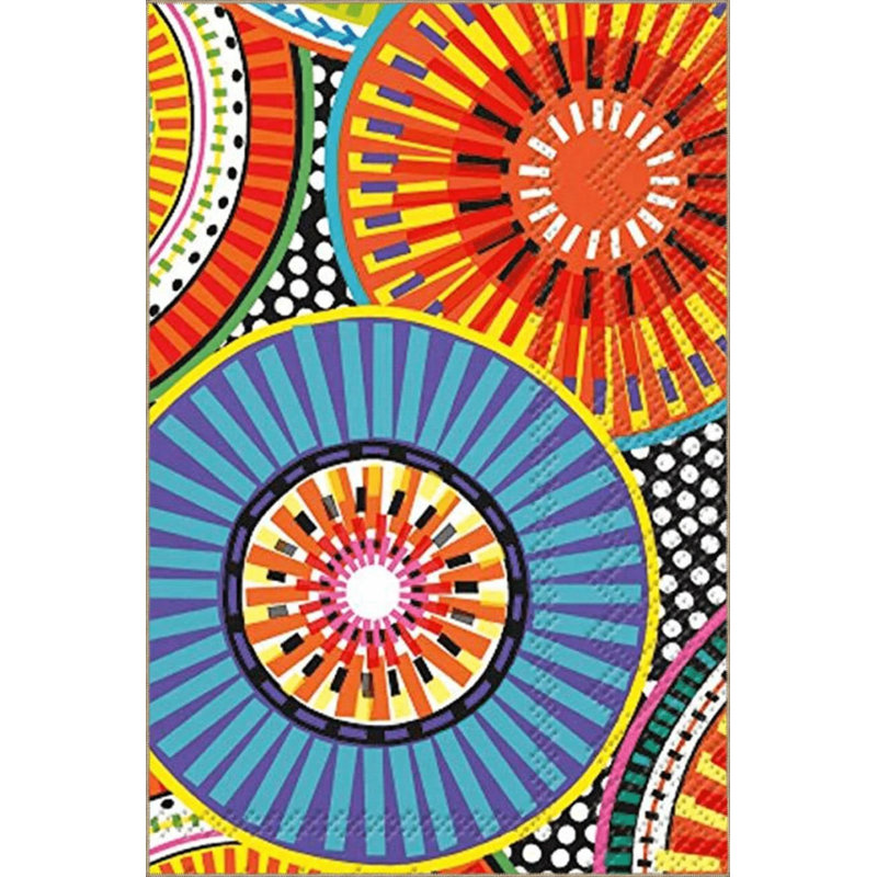 Tapis décoratif moderne avec des formes géométriques multicolores et un motif de plaque, Rectangle 3 pi 4 po x 6 pi 7 po