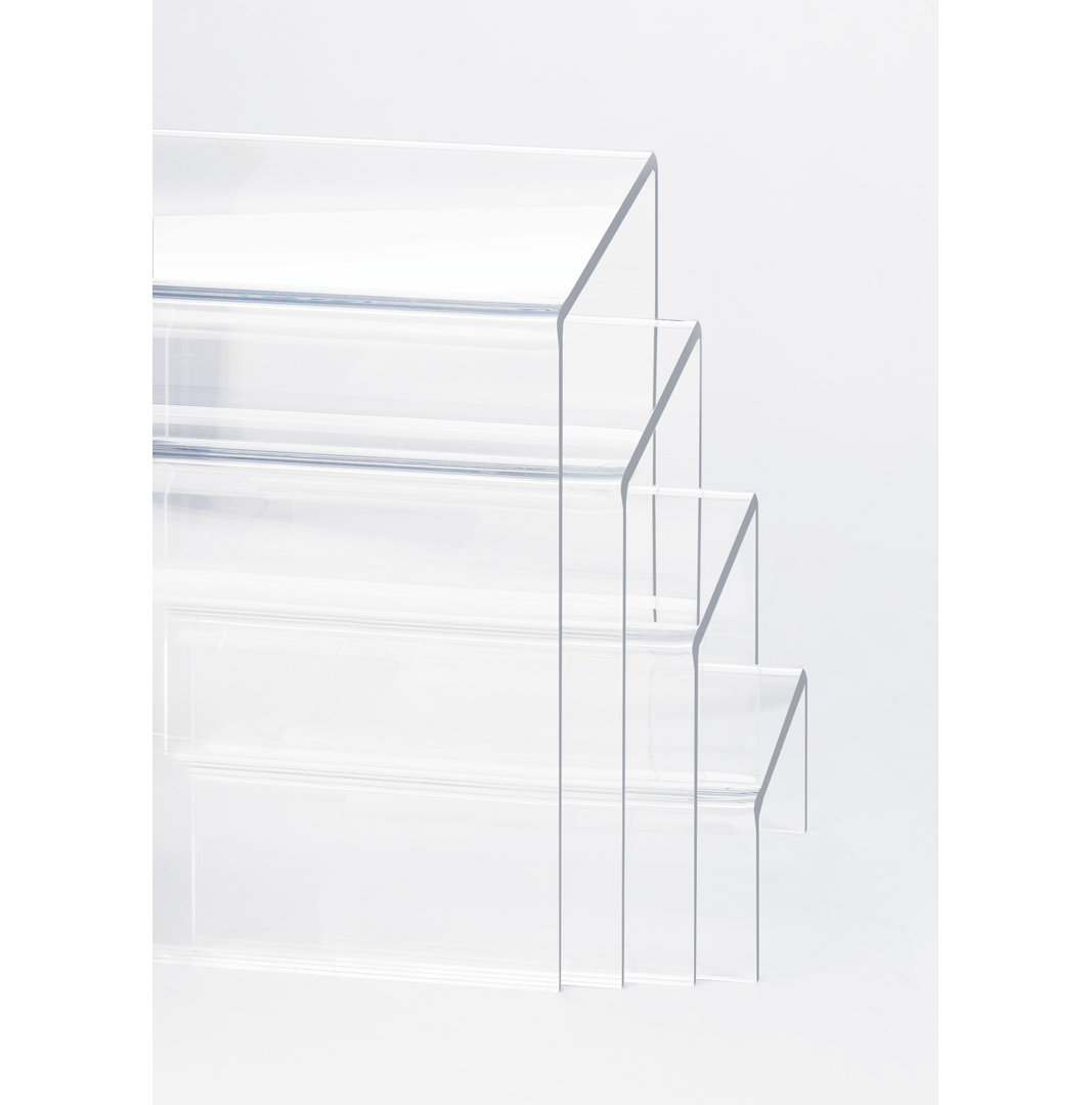 Acrylic Riser Set - 8" X 8" X 8" Cal-Mil