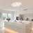 Deontee 6  - Light LED Modern Flush Mount Ceiling Light with Remote Dimmable for Bedroom Living Room
