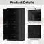Armoire de rangement avec tablettes réglables Nashaya-888136092-901507295