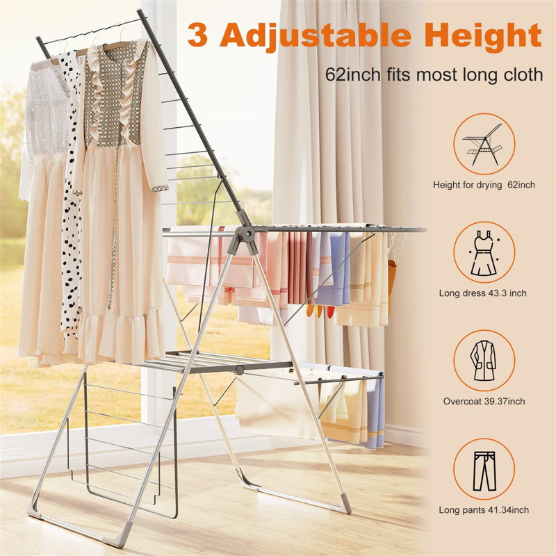 Metal Gullwing Drying Rack
