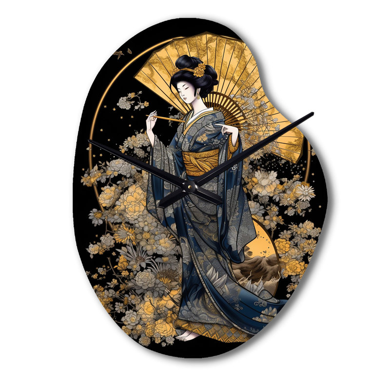 Horloge murale Stenman Elegant Japanese Woman VI - Woman, Grand