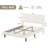 Mandipa Faux Leather Upholstered Bed with Diamond Tufted Headboard-779922907-779922904
