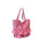 Boîte de rangement en plastique Sac bandoulière à carreaux avec grand sac fourre-tout en tissu-72780095