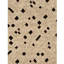Tapis géométrique rectangulaire en laine noué à la main beige / noir-88508212