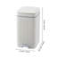 7 Litre Step On Waste Basket