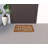 16" X 24" Brown Coir Zig Zag Outdoor Door Mat