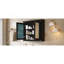 Armoire à pharmacie 36 po x 28 po, armoire de rangement murale pour salle de bain, armoire murale moderne avec 2 miroirs, armoire à pharmacie, armoire à miroir avec 2 tablettes réglables