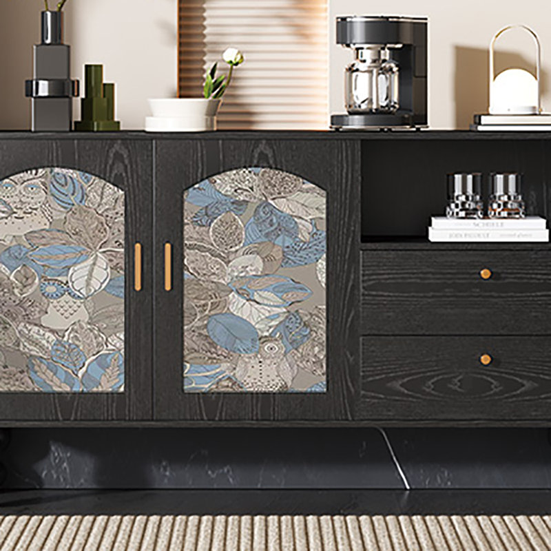 Buffet grande capacité 59,1 po, Noir