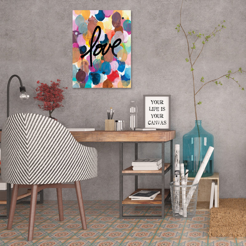 Art Love by Kent Youngstrom - Wrapped Canvas Painting, 41 cm H x 30 cm W x 4 cm D