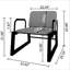 Fauteuil d'appoint en tissu blanc pourquoi Whythe-1231530009-1231530008