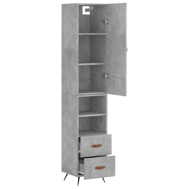 Milagrace 34.5cm Sideboard, Concrete Grey