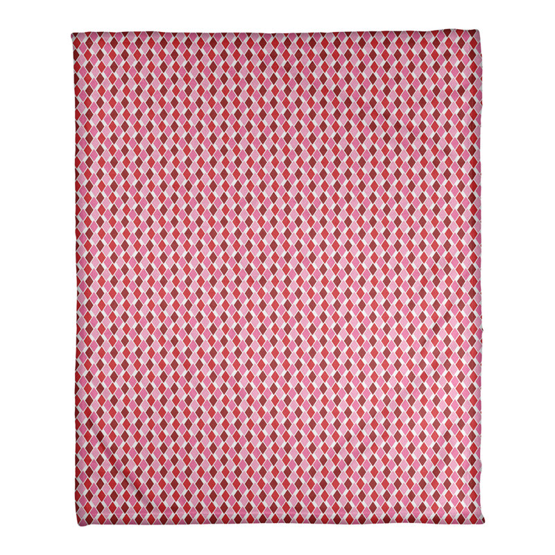 Sewn Throw Blanket, 60" W x 80" L, Pink