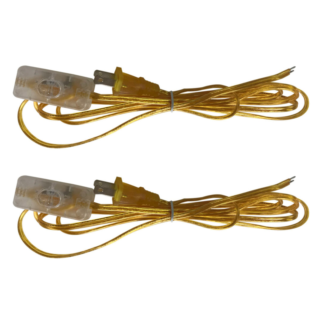 Inline Toggle Switch Replacement Lamp Cord (Set of 2) Royal Designs 