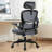 Lidwien Ergonomic Breathable Mesh Office Chair with Adjustable Headrest and Flip-Up Arms-1520244774