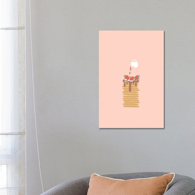 Pancakes 1 Piece Wrapped Canvas Wall Art