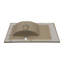 28"L x 20"W Ceramic Console Bathroom Sink Rectangular Porcelain Freestanding Basin with Overflow,Stainless Steel Bracket