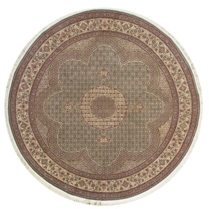 Shah One-of-a-Kind Round 7'9" x 7'9" Hand Knotted Area Rug