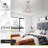 Chrome Crystal Caged Ceiling Fans With Light, 18" Bladeless Ceiling Fan With Remote Control, 6 Speed Enclosed Ceiling Fan With Reversible Motor For Bedroom Kitchen Living Room-68772796