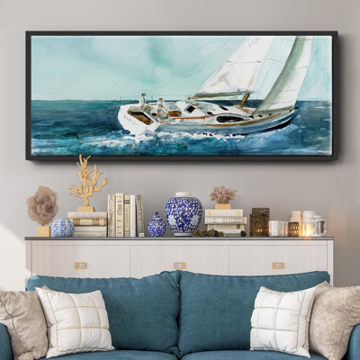 Delray Sail, reproduction d'art sur toile encadrée