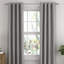 100% Blackout Textured Linen-Blend Grommet Curtain Set-756059547-726525250
