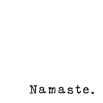 Namaste With Heart - Wrapped Canvas Print