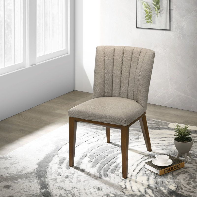 Chaise d'appoint Keyonn, Crème