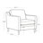 Ashtabula Genuine Leather Square Arm Accent Chair-1018692633
