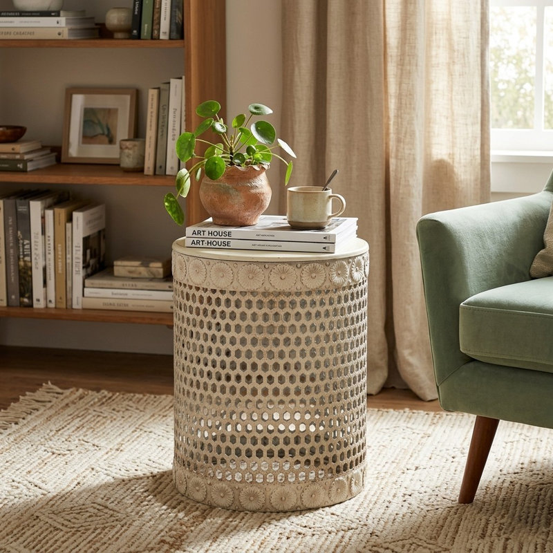 Metal Accent Stool