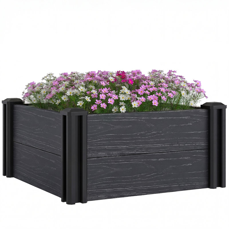 Raised Garden Bed, 33cm H x 54cm W x 54cm D