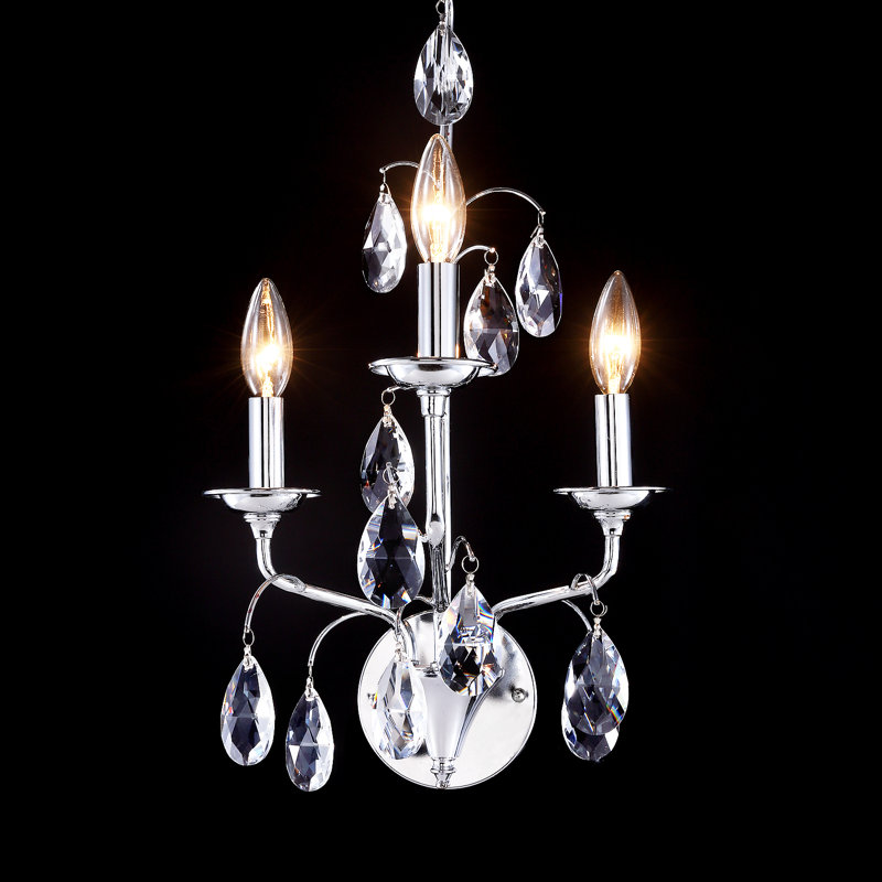 Murano 2 - Light Candle Wall Light, Aged Gold, Aged Gold