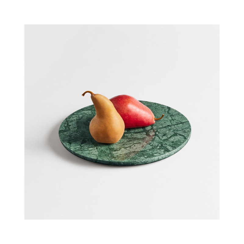 Delicious Decorative Tray, Green Marble