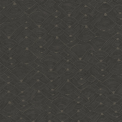 Fusion Geometric Swirl Motif 32.97' L x 20.87" W Wallpaper Roll