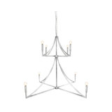 Elite 8 - Light Candle Style Tiered Chandelier
