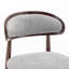 Chaise d'appoint rembourrée en bois massif-703115065