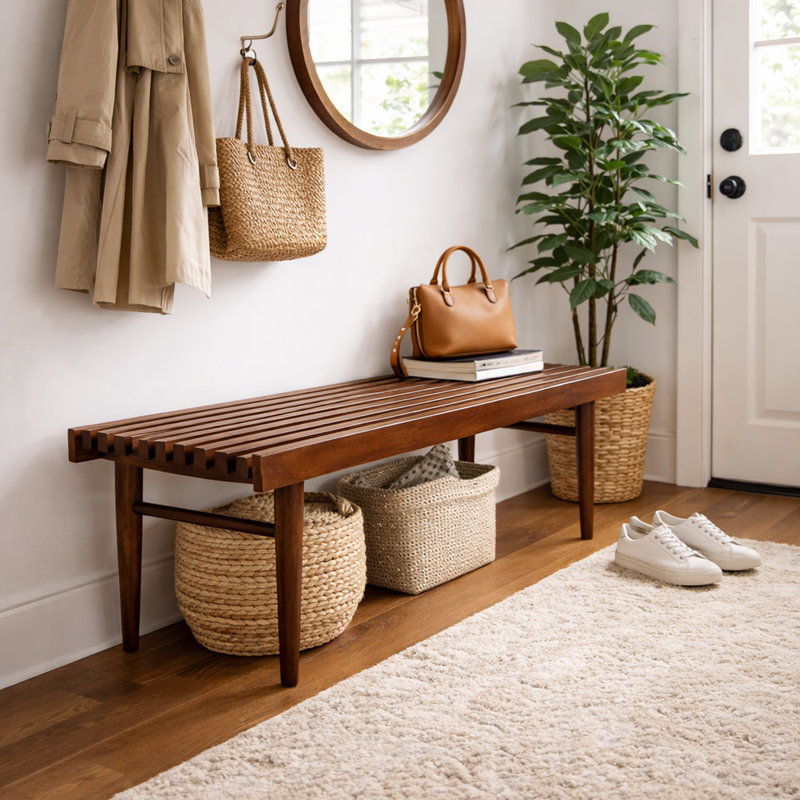Sturges Solid Wood Bench