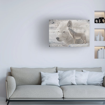 Art sur toile, loup arctique 2, Bolic Gordon Semmens